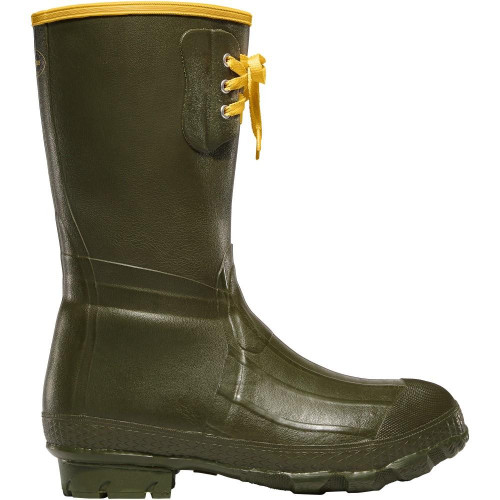Lacrosse Insulated Pac Rubber Boots 12" OD Green Size 12