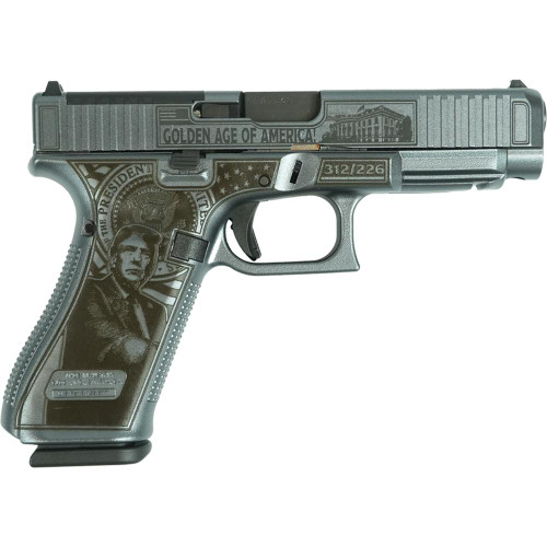 Glock 47 Gen 5 MOS 9mm Luger Pistol 4.49" Barrel 17+1 Round Custom Trump 47th Design