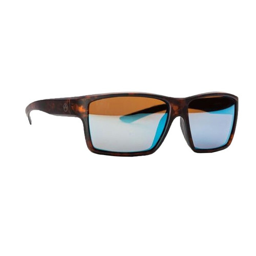 Magpul Explorer Shooting Glasses Tortoise Frame Bronze Lens with Blue Lens Mirror