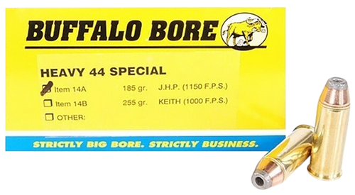 Buffalo Bore 44 Special Ammo 180 Grain Jacketed Hollow Point Box of 20