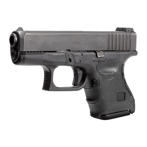Hogue Wrapter Rubber Grip for Glock 26 Gen 3 Black