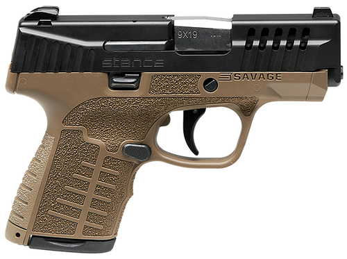 Savage Arms Stance 9mm Luger Pistol 3.2" Barrel 7 & 8-Round Magazines FDE