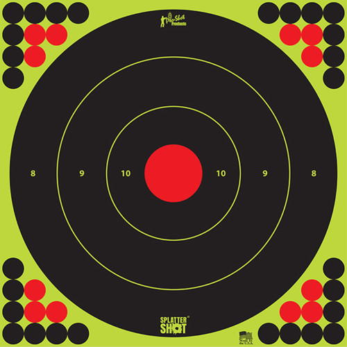 Pro-Shot SplatterShot Target 17 Inch Green Bullseye (5 Pack)