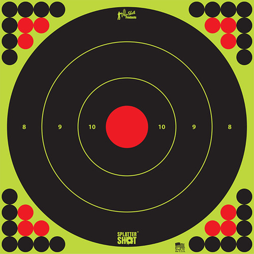 Pro-Shot SplatterShot Target 17 Inch Green Bullseye (5 Pack)