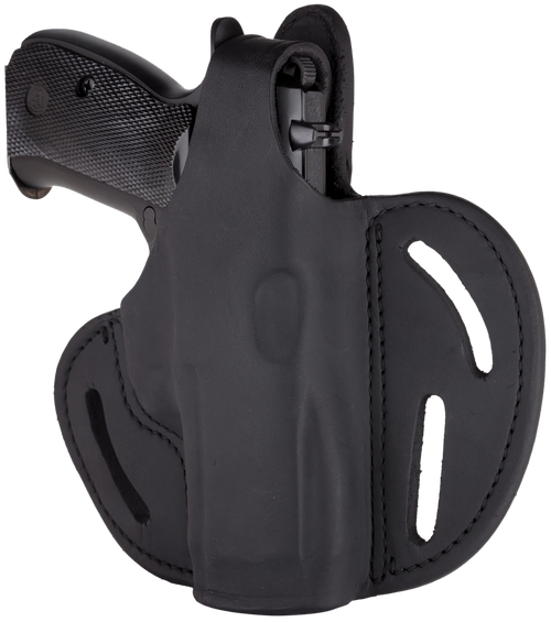 1791 Gunleather Thumb Break OWB Holster Right Hand Berreta Cougar 8000F, Sig Sauer P229c, P250, P320 Carry, P320 X-Carry, P320c Leather Black