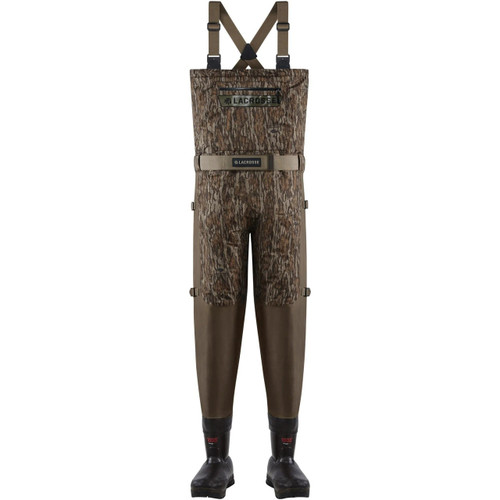 LaCrosse Alpha Swampfox Breathable Mossy Oak Bottomland 1000G Wading Boots Size 10