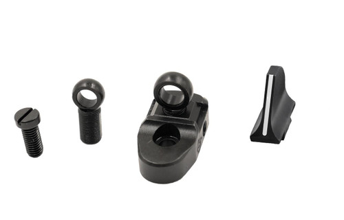 XS Ghost Ring Sight Set Henry 357 with Dovetail Front Sight Steel Black