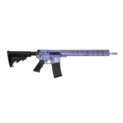 Unknown Brand AR-15 Rifle .223 Wylde 16" Stainless Steel Barrel Wild Orchid Frame
