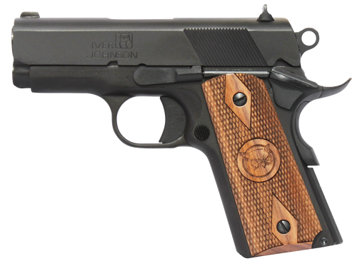 Oaks Wholesale Dist Thrasher 45 ACP Pistol 3.13" Barrel 7+1 Round Matte Blue Walnut Grip