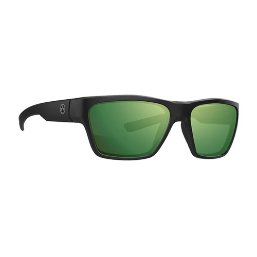 Magpul Pivot Eyewear Black Frame Violet Lens Green Mirror Polarized