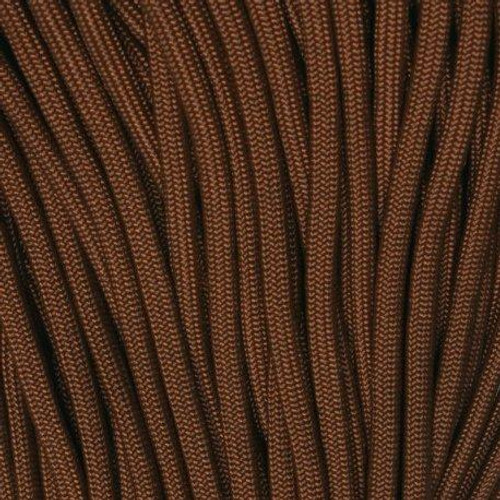 E.L. Wood Braiding Co. Inc. 550 Paracord - 100ft Brown Chocolate