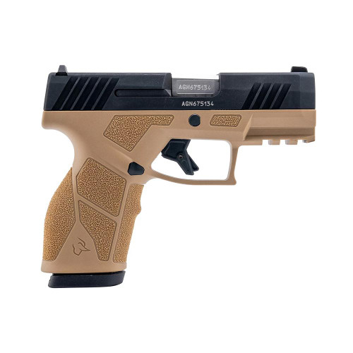 Taurus GX2 9mm Luger Pistol 3.38" Barrel 13+1 Rounds Tan Frame Black Slide Taurus GX2 9mm Luger Pistol 3.38" Barrel 13+1 Rounds Tan Frame Black Slide