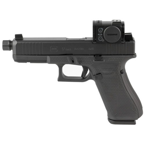 Glock 17 Gen 5 CK 9mm Luger Pistol 4.49" Threaded Barrel 17+1 Round Black Aimpoint ACRO