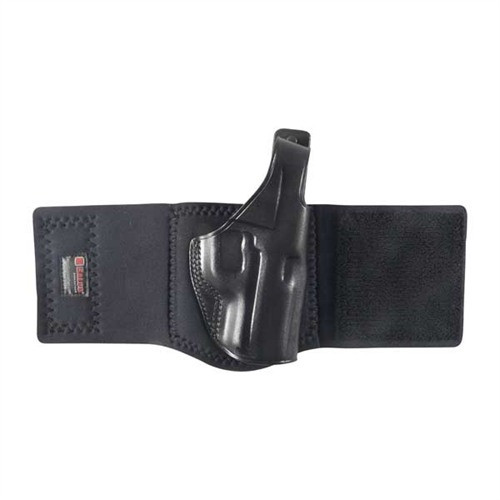 Galco Ankle Glove Ankle Holster Right Hand Kahr K40, K9, P40, P9 Leather Black