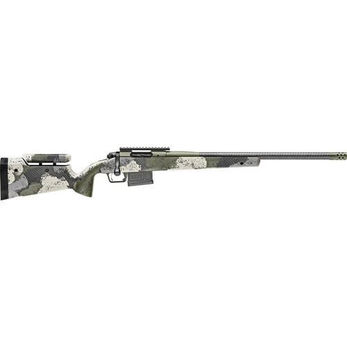 Springfield Armory Model 2020 Waypoint Bolt Action Rifle 6.5 Creedmoor 22" Carbon Fiber Barrel Evergreen Camo Stock (Adjustable Trigger, SA Radial Brake)