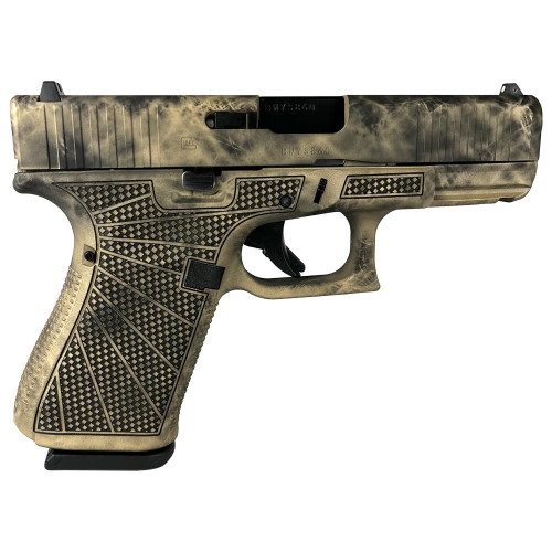 Glock 19 Gen 5 9mm Luger Pistol 4.02" Barrel 15+1 Round Marble Stipple Frame