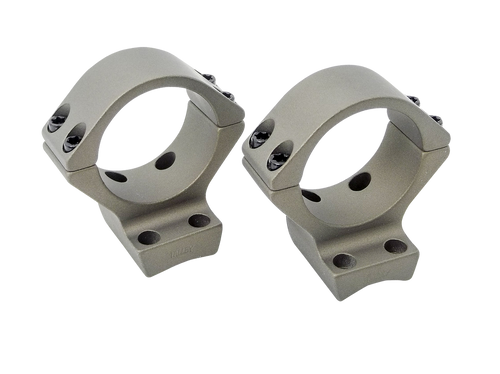 Talley Lightweight 2-Piece Scope Mounts with Integral 34mm Rings Browning X-Bolt Smoked Bronze Medium