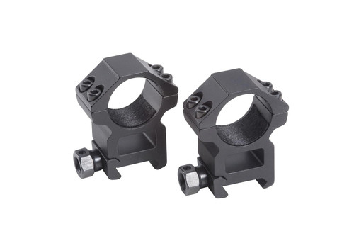 Traditions 2-Piece Weaver-Style Tactical Rings 1 Inch Medium Matte Black