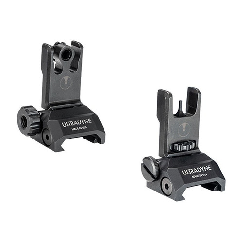 Ultradyne USA C2 Folding Front and Rear Sight Combo Blade Black