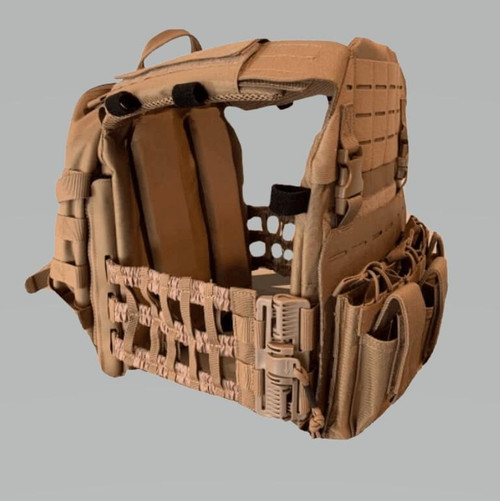10 Ring Guard Dog Cerberus Plate Carrier FDE