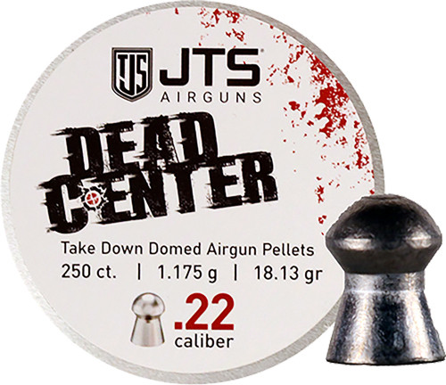 DOMED 18.13GR 250CTJTS PELLETS DEAD CENTER 22 DOMED 18.13GR 250CTJTS PELLETS DEAD CENTER 22
