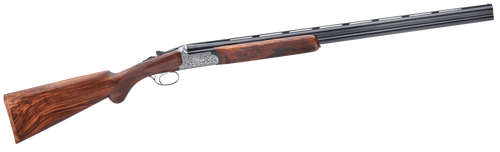 Rizzini Round Body EM 12 Gauge Over Under Shotgun 29" Vent Rib Barrel Silver Receiver Walnut Stock