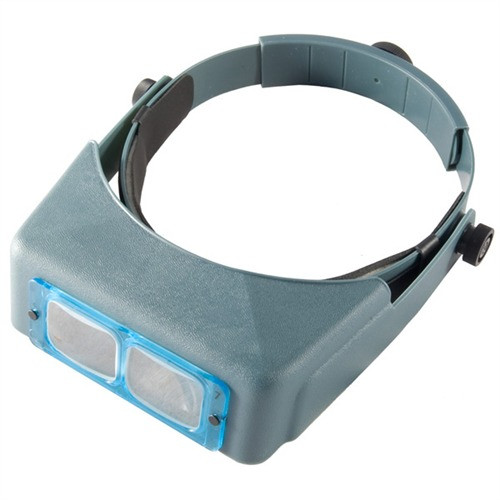 Donegan Optical OptiVISOR Magnifying Headband Visor with 2-3/4X at 6" Lens Plate