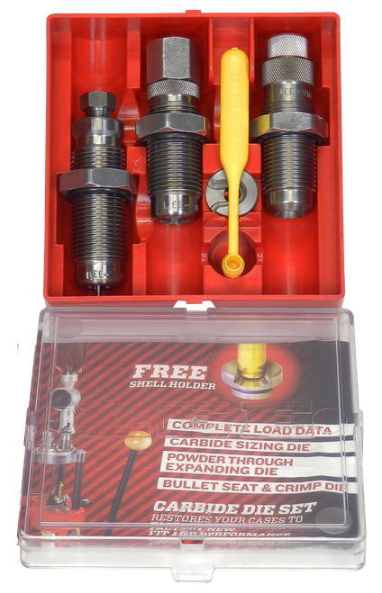 Lee Carbide 9x18mm (9mm Makarov) Sizing, Expanding, Bullet Seating 3 Die Set