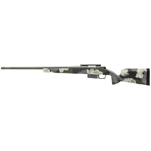 Springfield Armory Model 2020 Waypoint Bolt Action Rifle 7mm PRC 24" Fluted Stainless Threaded Barrel Stainless Frame Evergreen Field Stock - Image 1