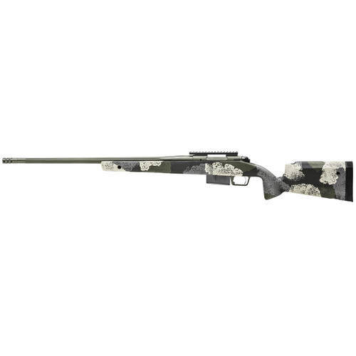 Springfield Armory Model 2020 Waypoint Bolt Action Rifle 7mm PRC 24" Fluted Stainless Threaded Barrel Stainless Frame Evergreen Field Stock