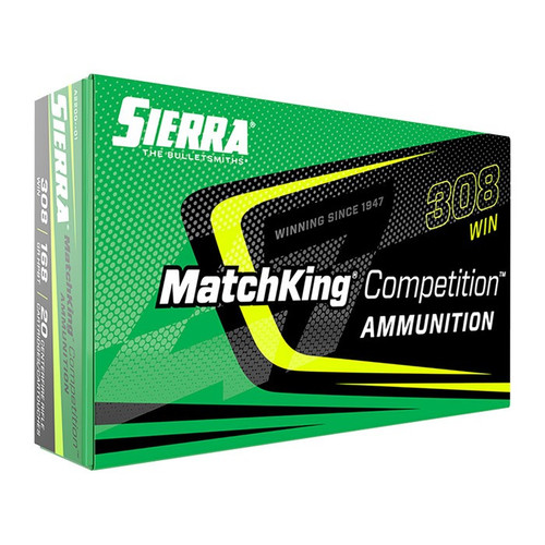 Sierra Bullets Matchking 308 Winchester Ammo 175 Grain Box of 20