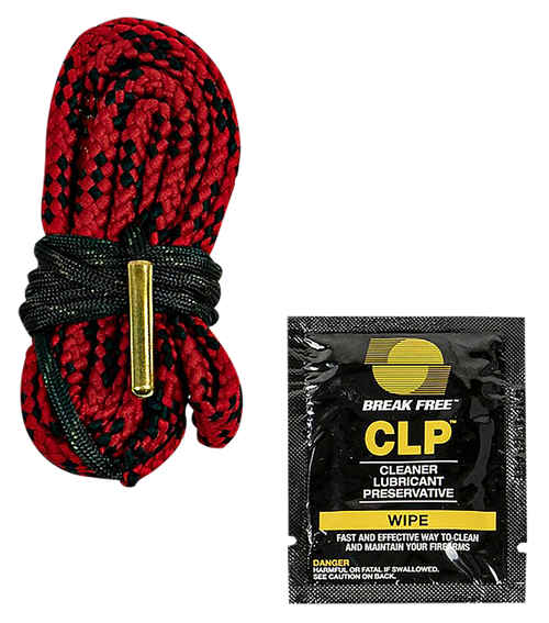 Kleen-Bore RC-338 .338 Caliber Rifle Pull Through Cleaner with BreakFree CLP Wipe