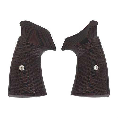 Vz Grips S&W N-Frame Tac Diamond Square Butt Grip Black Cherry
