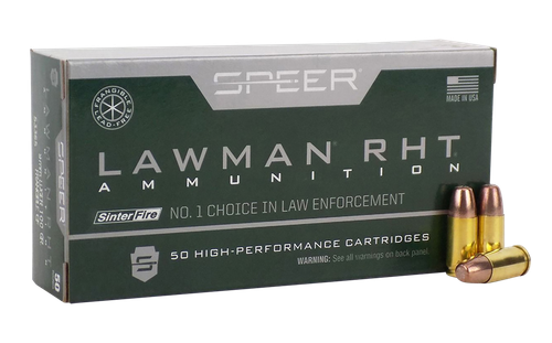 Speer Lawman 9mm Luger Ammo 100 Grain SinterFire Frangible Box of 50