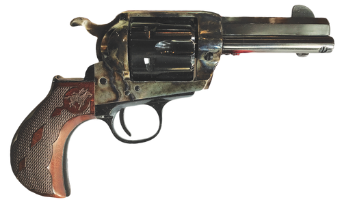 Cimarron El Malo 2 45 LC Revolver 3.5" Silver Barrel 6 Round Walnut Grip