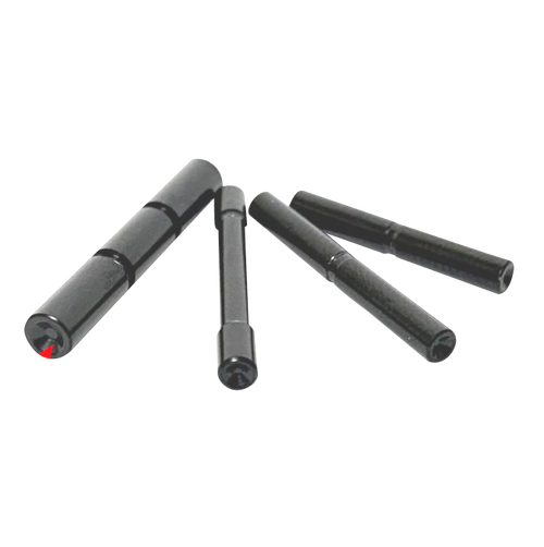Cross Armory CRG4PSBK 4-Pin Dimpled Set for Glock Gen4 4140 Steel