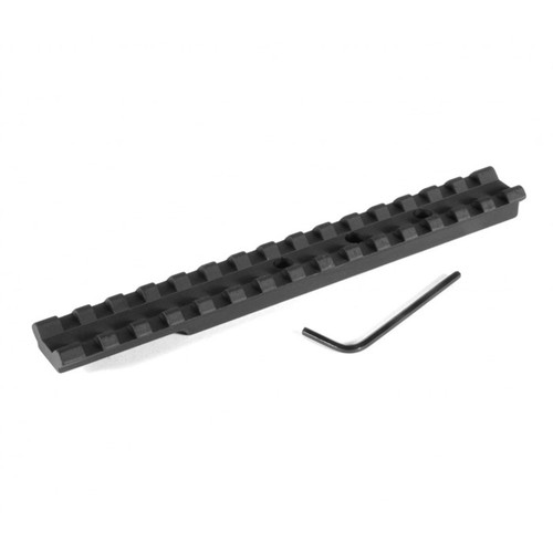 EGW 1-Piece Picatinny 20 MOA Elevated Scope Base Remington 597 Matte Black