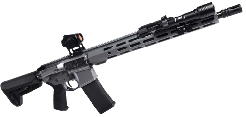 Shark Coast Tactical Grey Night AR Bolt Action Rifle 5.56 NATO 16" Barrel Grey Cerakote