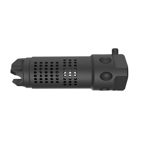QDC MAMS Muzzle Brake Kit 22 Caliber 1/2-28 SS Black