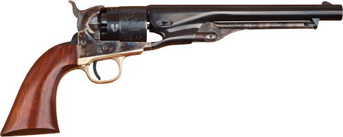 Cimarron 1860 Army Civilian Black Powder Revolver .44 Caliber 8" Barrel Walnut Grip