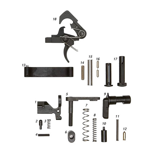 Alg Defense AR-15 Lower Parts Kit with QMS Trigger