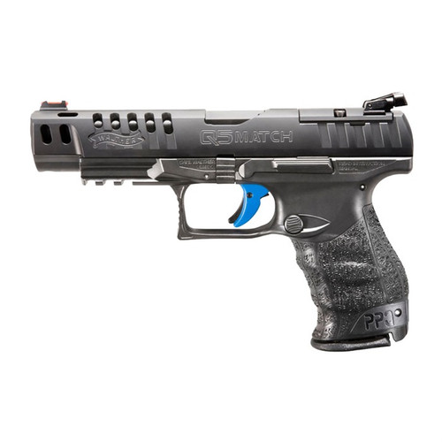Walther PPQ M2 Q5 Match 9mm Luger Pistol 5" Barrel 15+1 Round Black
