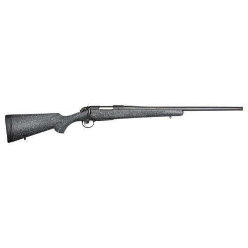 Bergara B-14 Ridge Bolt Action Rifle 30-06 Springfield 24" Cerakote Black Threaded Barrel Blued Frame Black/Gray Field Stock