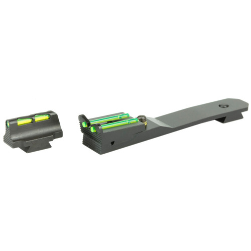 Hi-Viz LiteWave Front and Rear Sight Set for Henry .22 LR Rifles Green/White