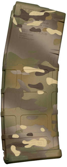 Weapon Works 228040 PMAG GEN M2 MOE 30-Round 5.56x45mm NATO Polymer Magazine MultiCam