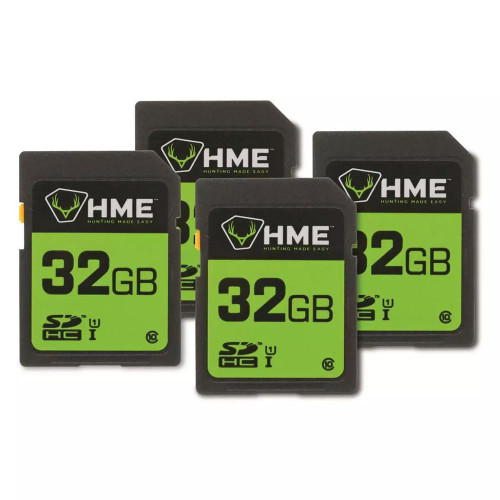 HME 32GB SDHC Memory Card (4 Pack)