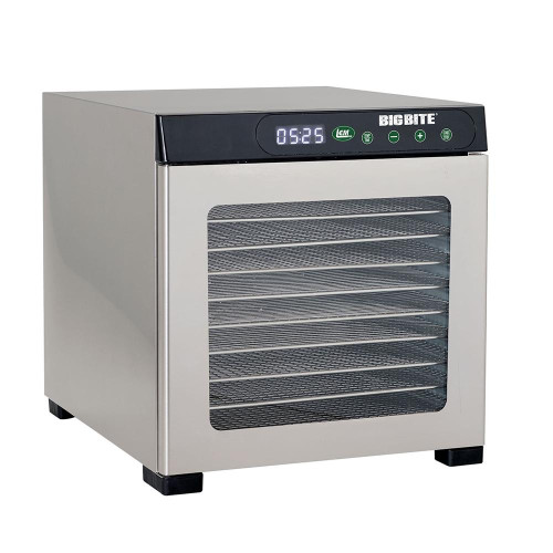 LEM Big Bite 10-Tray Dehydrator Stainless Steel