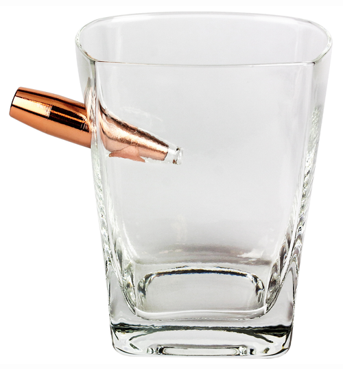 Caliber Gourmet Last Man Standing Bullet Whiskey Glass Clear