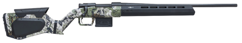 Howa HHERA308CFXK7 Bolt Action Rifle 308 Winchester 24" Black Carbon Fiber Threaded Barrel Matte Blued Receiver Kings Camo Stock