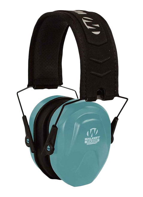 Walker's Razor Compact Youth and Women's Passive Earmuffs (NRR 23dB) Teal